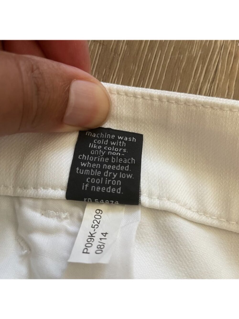 The Limited Denim Fit & Flare 678 Women's Size 14 White Jeans High Waist Y2K - Picture 4 of 11